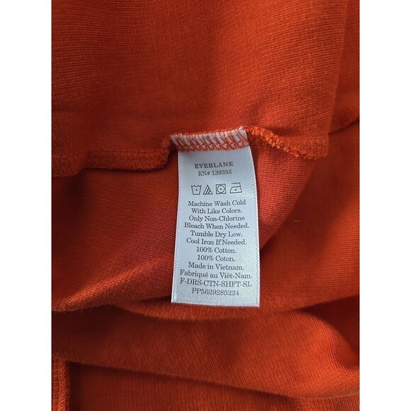 Everlane Casual Weekend Tshirt Dress Blue Orange Lot of 2 XS - Picture 15 of 15